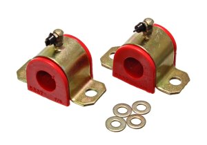 Toyota Celica Sway Bar Bushing Kit - Front - Energy Suspension - Greaseable Frame Bushing, Bar Dia. 22mm, Performance Polyurethane - Red - `00-`05
